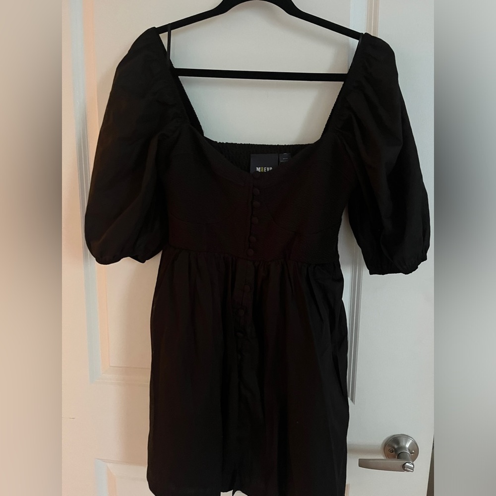 Anthropologie Maeve ~ Black Shirt Dress ~ Medium ~ New with tags on